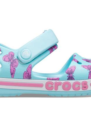 Детские босоножки crocs bayaband printed, 100% оригинал3 фото