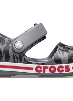 Дитячі босоніжки crocs bayaband printed, 100% оригінал3 фото