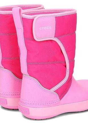 Детские сапоги crocs lodgepoint snow boots, 100% оригинал6 фото