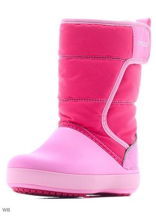 Детские сапоги crocs lodgepoint snow boots, 100% оригинал3 фото