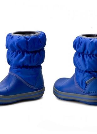 Дитячі чоботи crocs winter puff boot, 100% оригінал4 фото