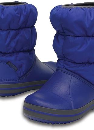 Дитячі чоботи crocs winter puff boot, 100% оригінал7 фото