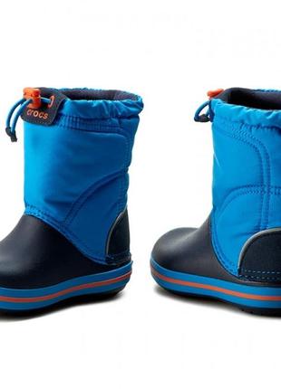 Детские сапоги crocs crocband lodgepoint snow boots, 100% оригинал7 фото