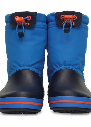 Детские сапоги crocs crocband lodgepoint snow boots, 100% оригинал6 фото