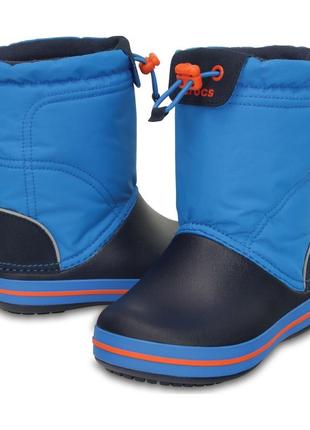 Дитячі чоботи crocs crocband lodgepoint snow boots, 100% оригінал