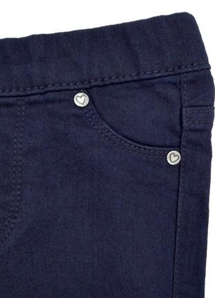 Стильные синие джинсы slim fit на девочку 1, 5 - 2 лет, размер 92, kiki&koko2 фото