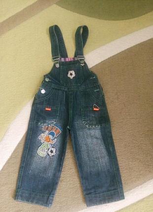 Джинсовий весняний комбез