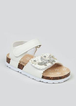 Стильні літні сандалі для дівчинки бренд matalan великобританія