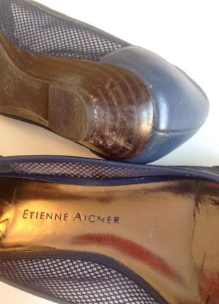Туфли кожаные с сетчатыми вставками, etienne aigner4 фото