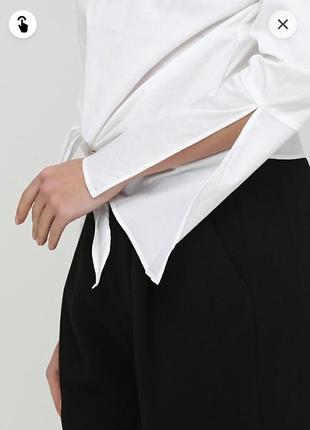 Стильная белая блузка only размер s/m4 фото