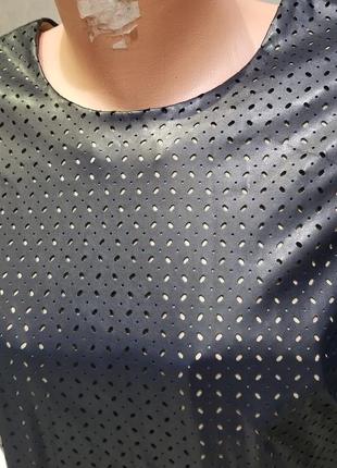 Распродажа платье из экокожи 2