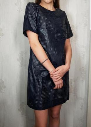 Распродажа платье из экокожи 7