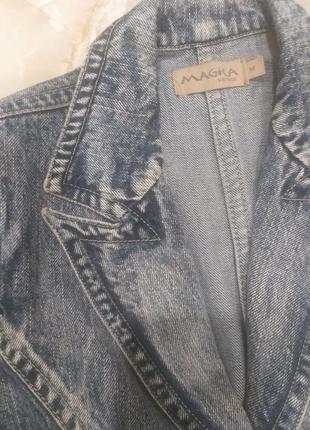 Джинсова куртка - піджак, джинсовая курточка - жакет5 фото