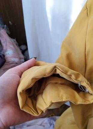 Жовта Куртка з утеплювачем9 фото