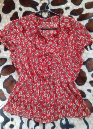 Шифонова Блузка red