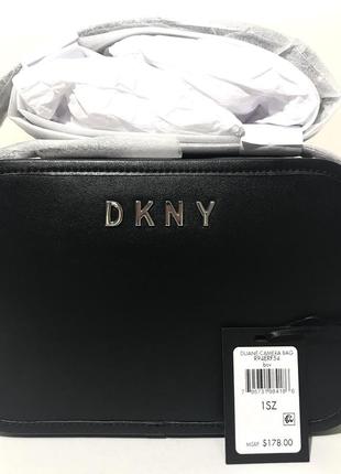 Сумка кроссбоди кожаная dkny duane camera crossbody leather r94erf54 оригинал8 фото