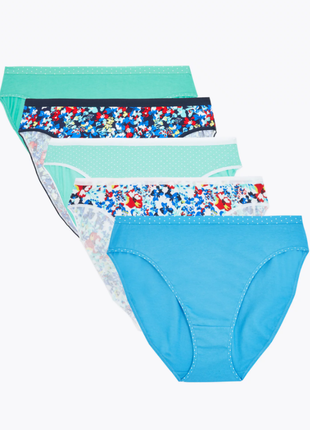 Трусики із середньою посадкою (high legs) від marks&spenser. розміри 8,12