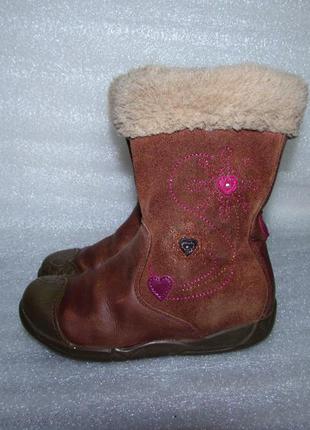 Сапоги 100% натуральная кожа ~clarks ~ р 25