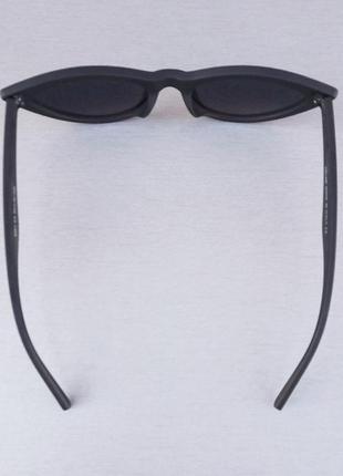 Celine очки кошечки женские солнцезащитные черные узкие модные5 фото