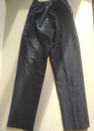 Темно синие школьные  брюки m&s5 фото
