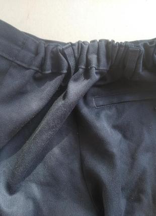 Темно синие школьные  брюки m&s6 фото
