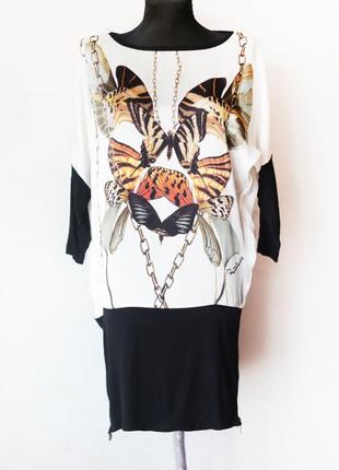 Платье roberto cavalli с бабочками