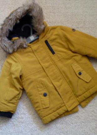 Класна куртка парку на 9-12 міс некст next