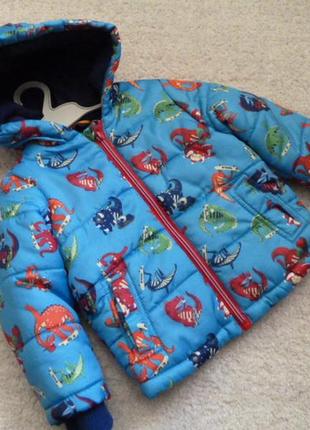 Тепла демісезонна куртка на 9-12 міс tu