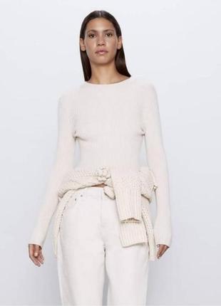 Свитер в рубчик zara2 фото