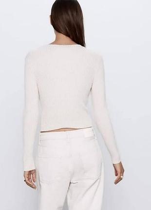 Свитер в рубчик zara5 фото