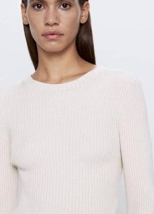 Свитер в рубчик zara3 фото