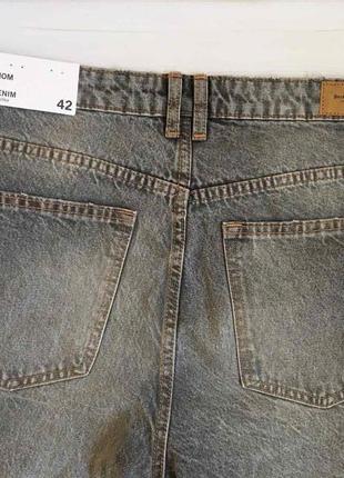 Шикарные джинсы мом bershka 36,42 размер6 фото