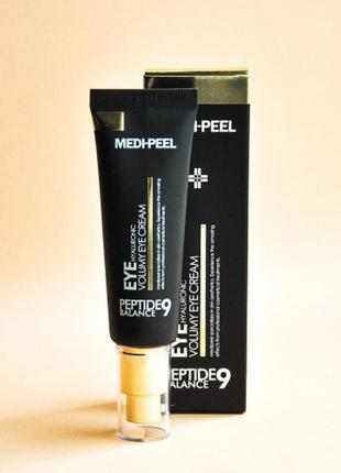 Омолаживающий крем для век с пептидами medi peel peptide 9 hyaluronic volumy eye cream1 фото