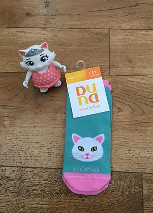Шкарпетки дитячі 2-4 рочки duna котик