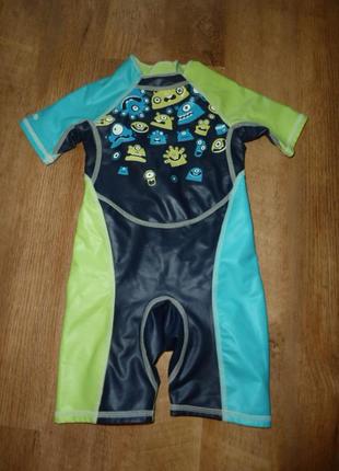 Солнцезащитный костюм для купания, гидрокостюм на 2 года oxylane1 фото
