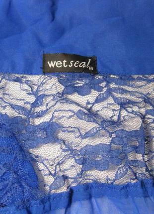 Секси блузка прозрачная wet seal (вет сил), км092110 фото