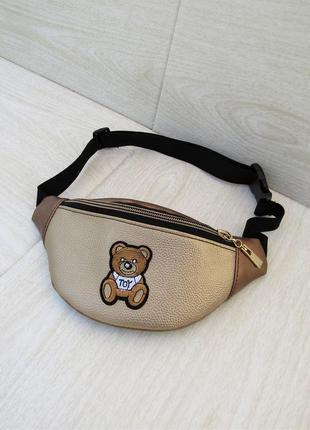 Мила бананка / поясна сумка handmade "мішутка"