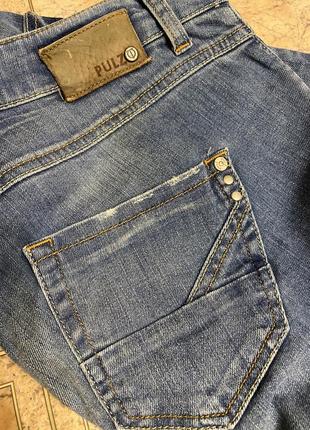Джинсы pulz jeans голубой деним5 фото