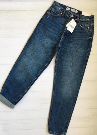 Шикарные джинсы мом bershka 34,36,38 размер10 фото