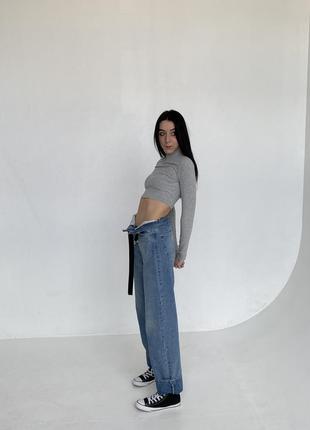 Серый гольф укороченный 3