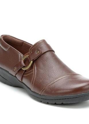 Кожаные туфли clarks оригинал 22-22,5 см стелька