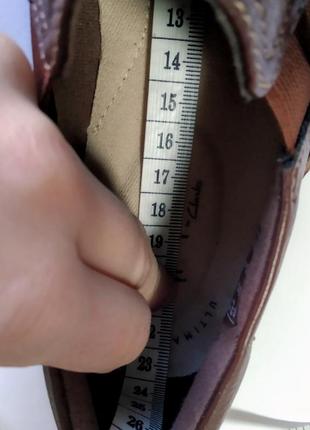 Кожаные туфли clarks оригинал 22-22,5 см стелька5 фото