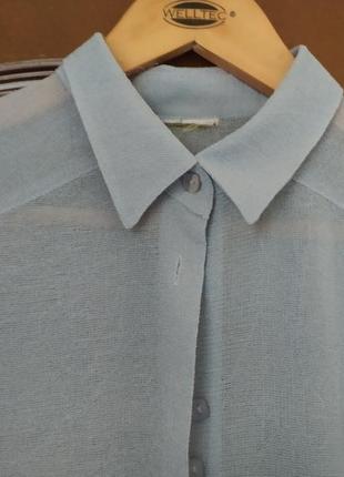 Нежная стильная оригинальная блузка туника накидка р.48-50-462 фото