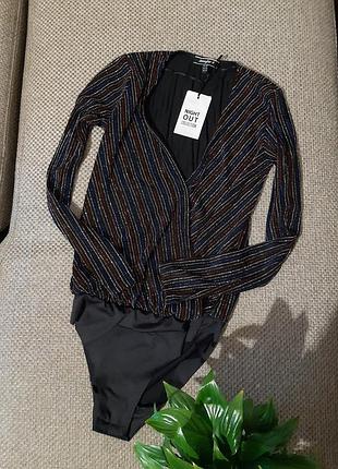 Ефектна блуза боді на запах від jennyfer 💣