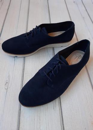 Женские замшевые туфли clarks