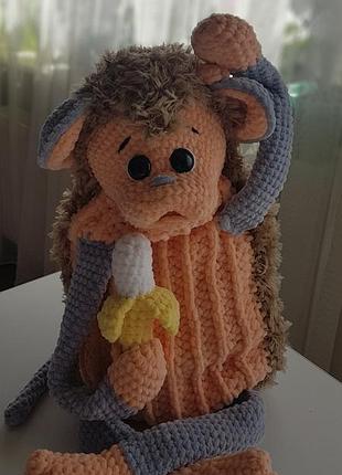 Пижамница-игрушка обезьянка