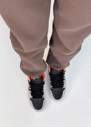 Nike air jordan 1🆕шикарные женские кроссовки🆕кожаные высокие найк🆕жіночі кросівки🆕3 фото