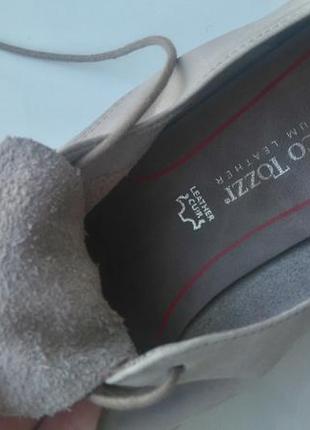 Шикарные фирменные кожаные туфли оксфорды челси marco tozzi р.408 фото