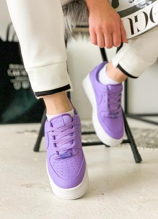 Nike air force 1 low purple5 фото