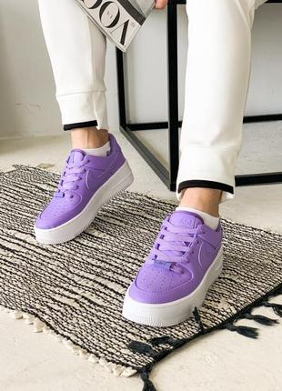 Nike air force 1 low purple3 фото